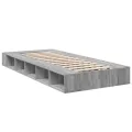 Cadre de lit sonoma gris 90x200 cm bois d'ingénierie