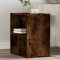 Tables d'appoint 2 pcs chêne fumé 50x30x50 cm bois d'ingénierie