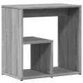 Tables d'appoint 2 pcs sonoma gris 50x30x50cm bois d'ingénierie
