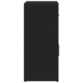 Buffets 2 pcs noir 60x31x70 cm bois d'ingénierie
