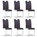 Ensemble de salle à manger 7 pcs Similicuir Marron