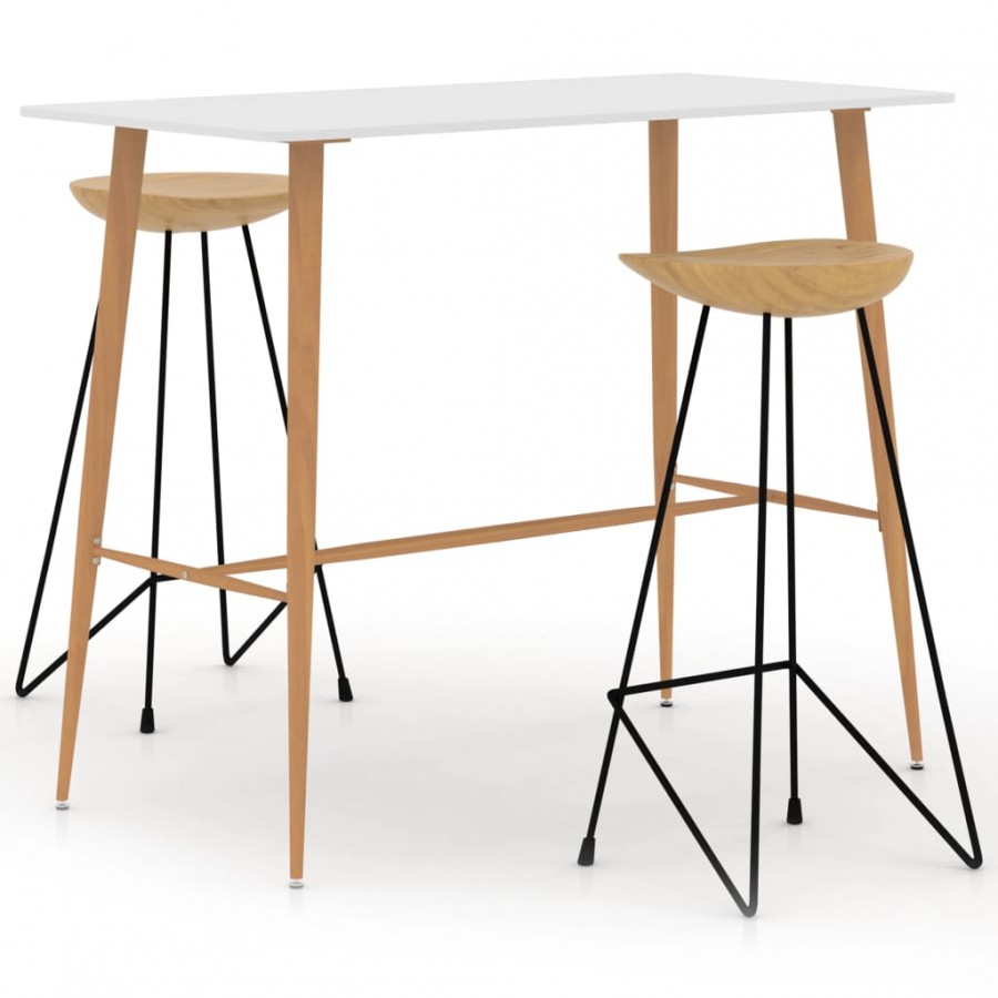 Ensemble de bar 3 pcs Blanc