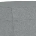 Ensemble de canapés 4 pcs coussins gris clair tissu