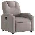 Fauteuil inclinable Taupe Tissu