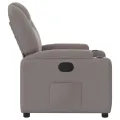 Fauteuil inclinable Taupe Tissu