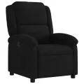 Fauteuil inclinable noir velours