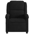 Fauteuil inclinable noir velours