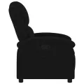 Fauteuil inclinable noir velours