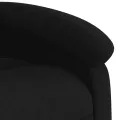 Fauteuil inclinable noir velours