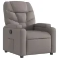 Fauteuil inclinable Taupe Tissu