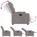 Fauteuil inclinable Taupe Tissu
