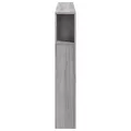 Tête de lit à LED sonoma gris 160x18,5x103,5 cm bois ingénierie