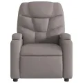 Fauteuil inclinable électrique Taupe Tissu