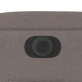 Fauteuil inclinable électrique Taupe Tissu