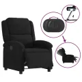 Fauteuil inclinable électrique noir velours