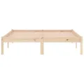 Cadre de lit sans matelas 137x190 cm bois massif de pin