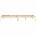 Cadre de lit sans matelas 137x190 cm bois massif de pin