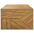 Table basse 110x60x38 cm bois de teck solide