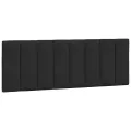 Lit avec matelas noir 140x190 cm velours