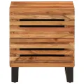 Tables de chevet 2 pcs 40x34x46 cm bois d'acacia massif