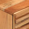 Tables de chevet 2 pcs 40x34x46 cm bois d'acacia massif