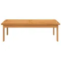 Table de jardin 100x60x30 cm bois d'acacia solide