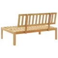 Canapé central palette de jardin bois massif d'acacia
