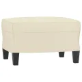 Ensemble de canapés 3 pcs crème similicuir