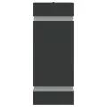 Appliques murales d'extérieur 2 pcs noir acier inoxydable