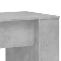 Bureau gris béton 140x50x75 cm bois d'ingénierie