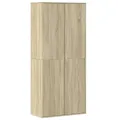 Armoire à chaussures Chêne sonoma 80x39x178cm Bois d'ingénierie