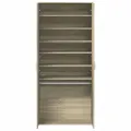 Armoire à chaussures Chêne sonoma 80x39x178cm Bois d'ingénierie