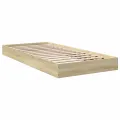 Cadre de lit sans matelas chêne sonoma 75x190 cm