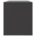 Meuble TV noir 99x39x44 cm acier