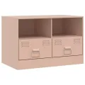 Meubles TV 2 pcs rose 67x39x44 cm acier