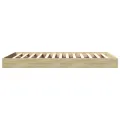 Cadre de lit sans matelas chêne sonoma 100x200 cm