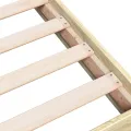 Cadre de lit sans matelas chêne sonoma 100x200 cm