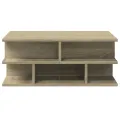 Table basse chêne sonoma 70x70x29 cm bois d'ingénierie