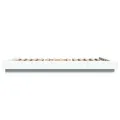 Cadre de lit sans matelas blanc 140x190 cm