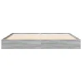 Cadre de lit sans matelas sonoma gris 140x200 cm