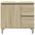 Armoire salle de bain chêne sonoma 65x33x60 cm