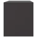Meubles TV 2 pcs noir 67x39x44 cm acier