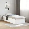 Cadre de lit sans matelas blanc 90x200 cm
