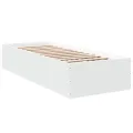Cadre de lit sans matelas blanc 90x200 cm
