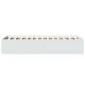 Cadre de lit sans matelas blanc 90x200 cm