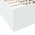 Cadre de lit sans matelas blanc 90x200 cm