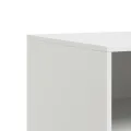 Meuble TV blanc 67x39x44 cm acier