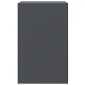 Tables de chevet 2 pcs anthracite 34,5x39x62 cm acier