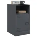 Tables de chevet 2 pcs anthracite 34,5x39x62 cm acier