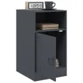 Tables de chevet 2 pcs anthracite 34,5x39x62 cm acier
